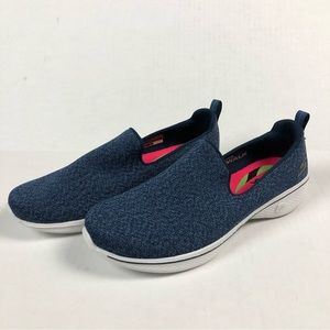 Skechers Go Walk Slip On Shoe Navy Women 9